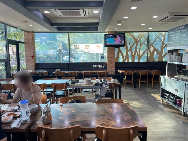 수원 광교산 두부요리 콩요리 맛집 콩마당 - 좌석