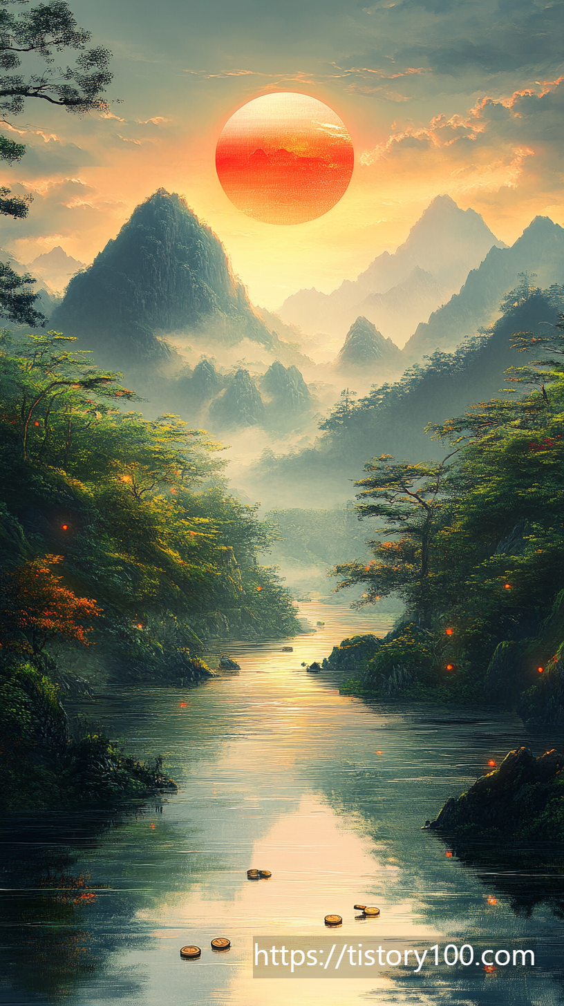 돈이 들어오는 그림