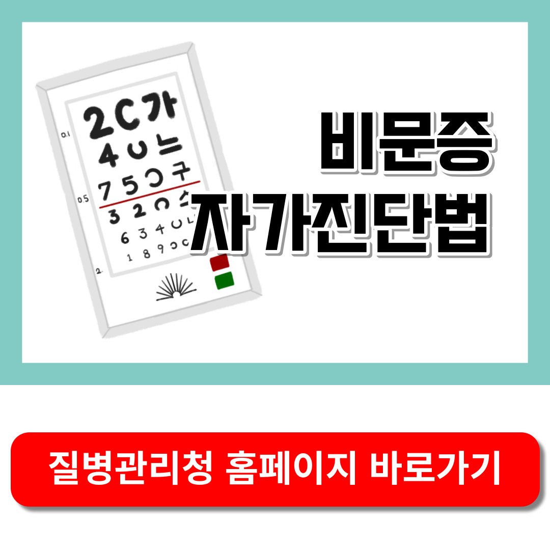비문증 자가진단법