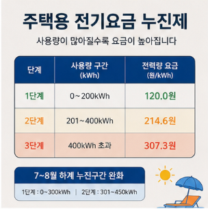 여름철 전기세 절약방법과 전기요금 줄이는 방법