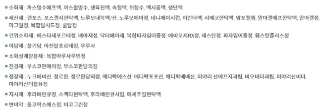 소화제