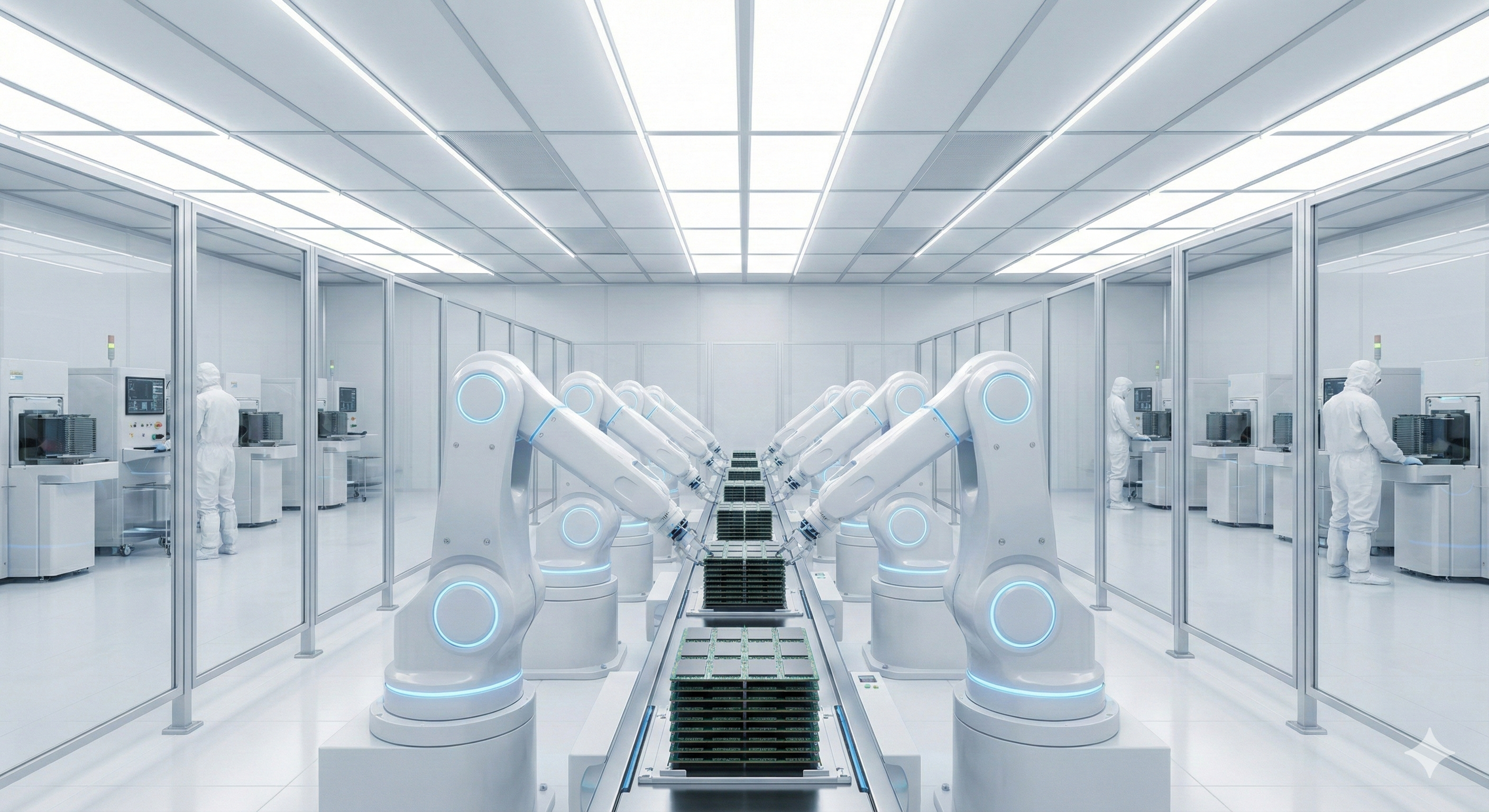 AI 반도체 시대를 선도하는 글로벌 메모리 공급망의 핵심 공정 환경.