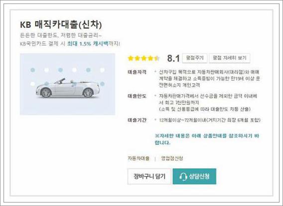 국민은행 자동차대출