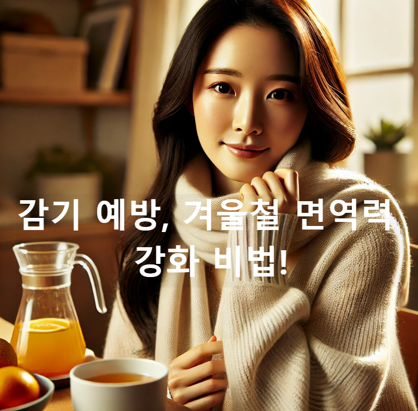 감기 예방, 겨울철 면역력 강화 비법!