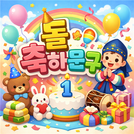 돌 축하 문구