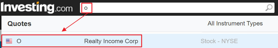인베스팅 닷컴 종목검색