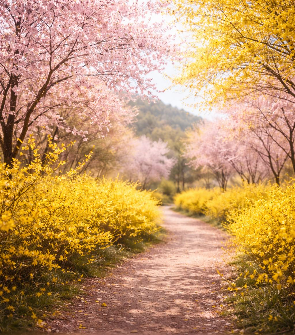 새학기를 맞아 봄날에 어울리는 이미지