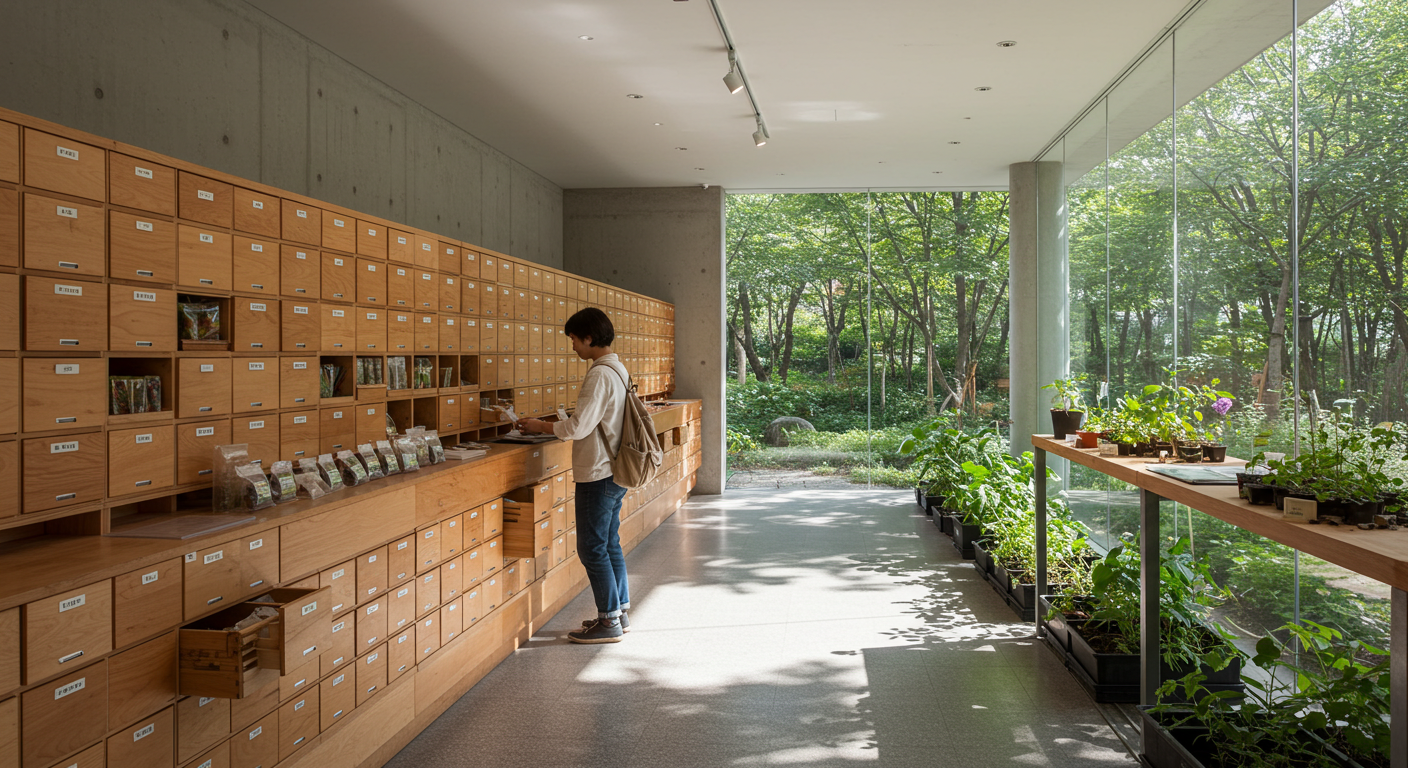 서울 식물원 씨앗 도서관 완벽 이용 가이드: 씨앗 대출부터 반납, 직접 체험한 성장 기록에 관한 이미지