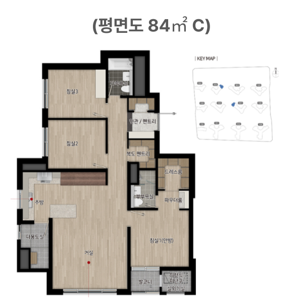 힐스테이트 회룡역파크뷰 평면도
