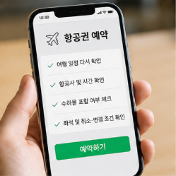 네이버 실시간 항공권 할인항공권 찾을 때