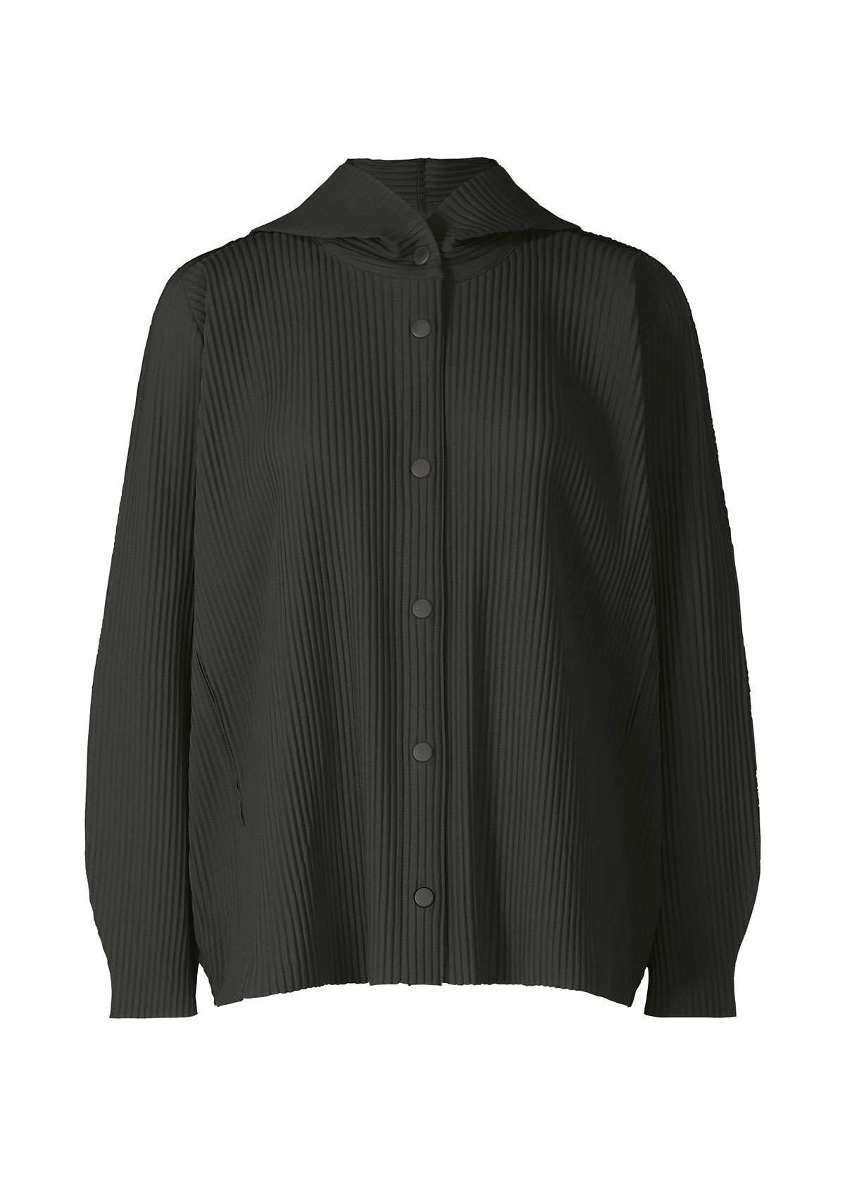 미 이세이미야케 22년 8월 FINE KNIT PLEATS 1 후드가디건 MI24KO523