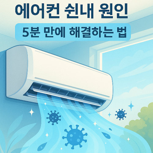 에어컨 냄새 제거 꿀팁 썸네일 이미지