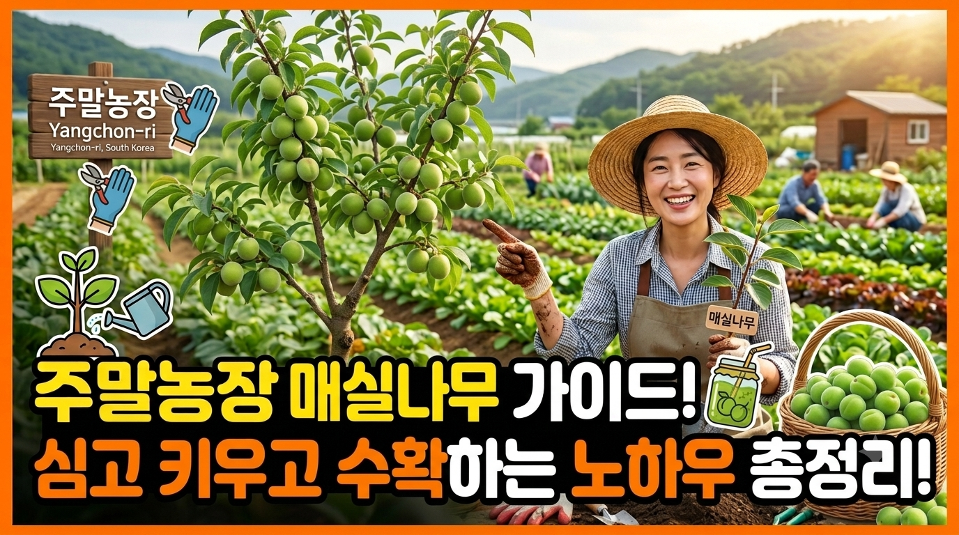 주말농장 매실나무
