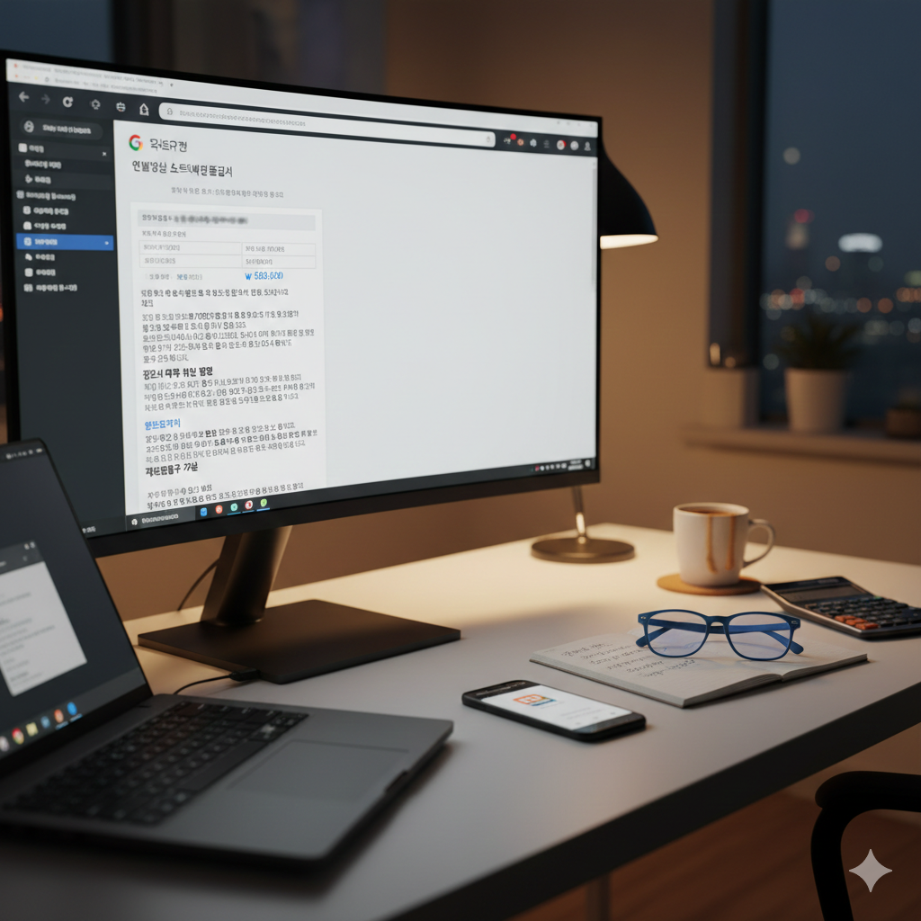 연말정산 사용방법