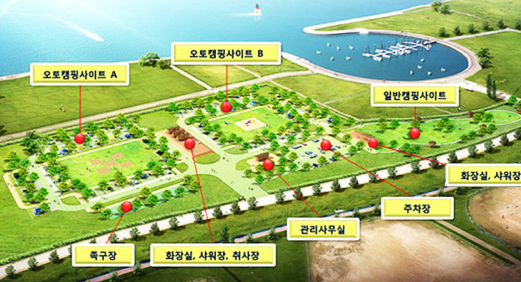 부산 삼락생태공원 오토캠핑장 소개