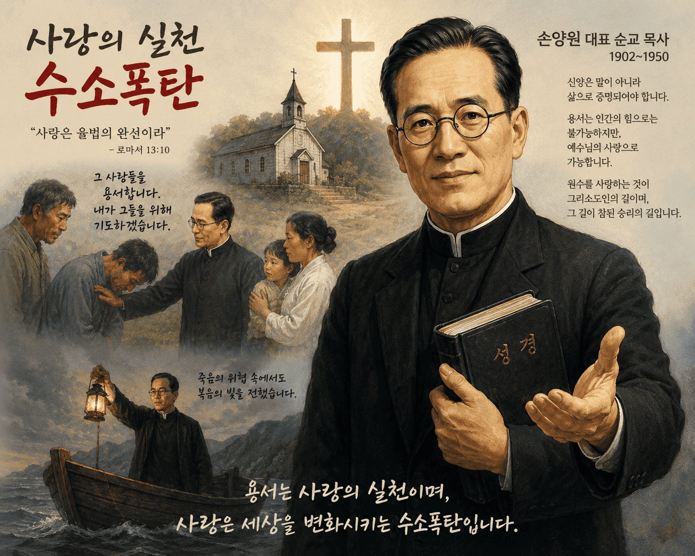 사랑의 수소폭탄, 손양원 목사
