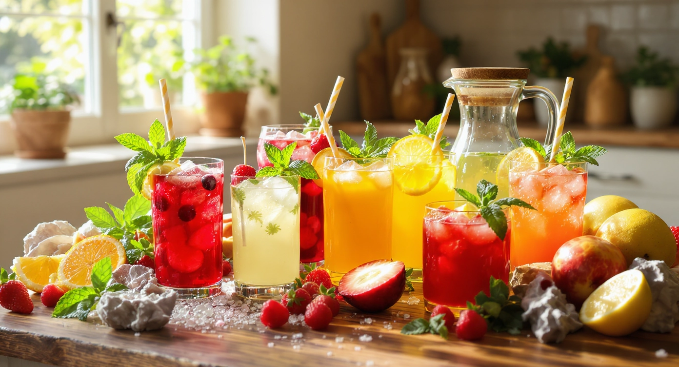 집에서냉음료만들기