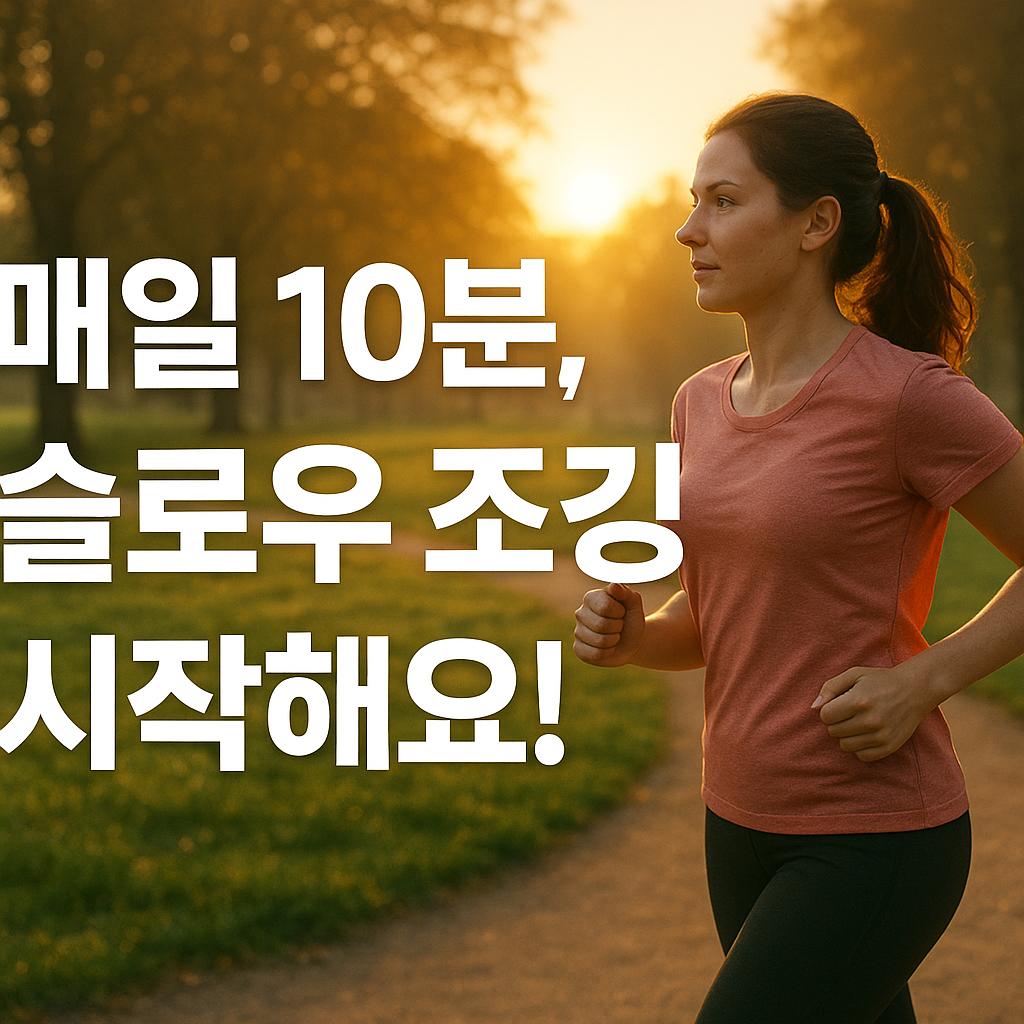 슬로우 조깅 방법