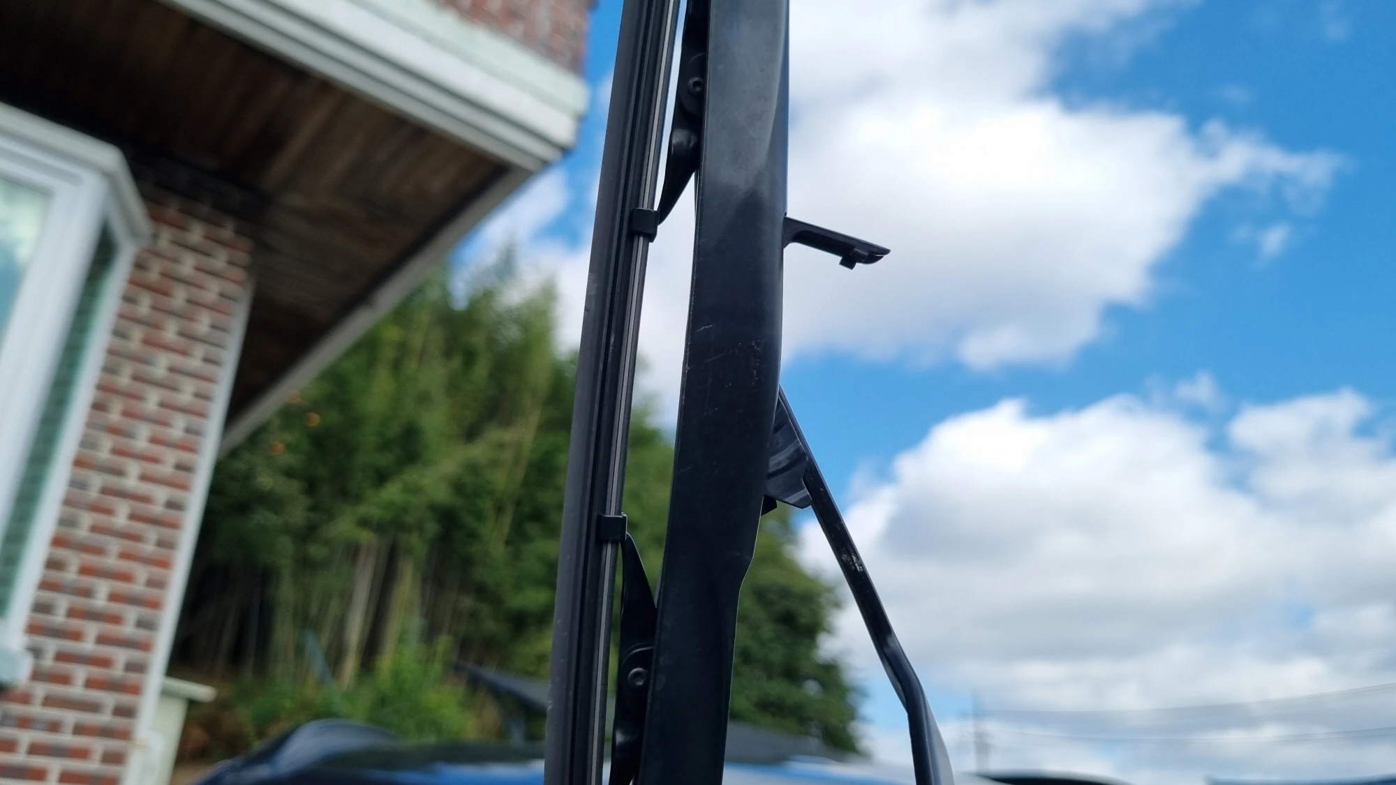 와이퍼 안전장치 해제 모습