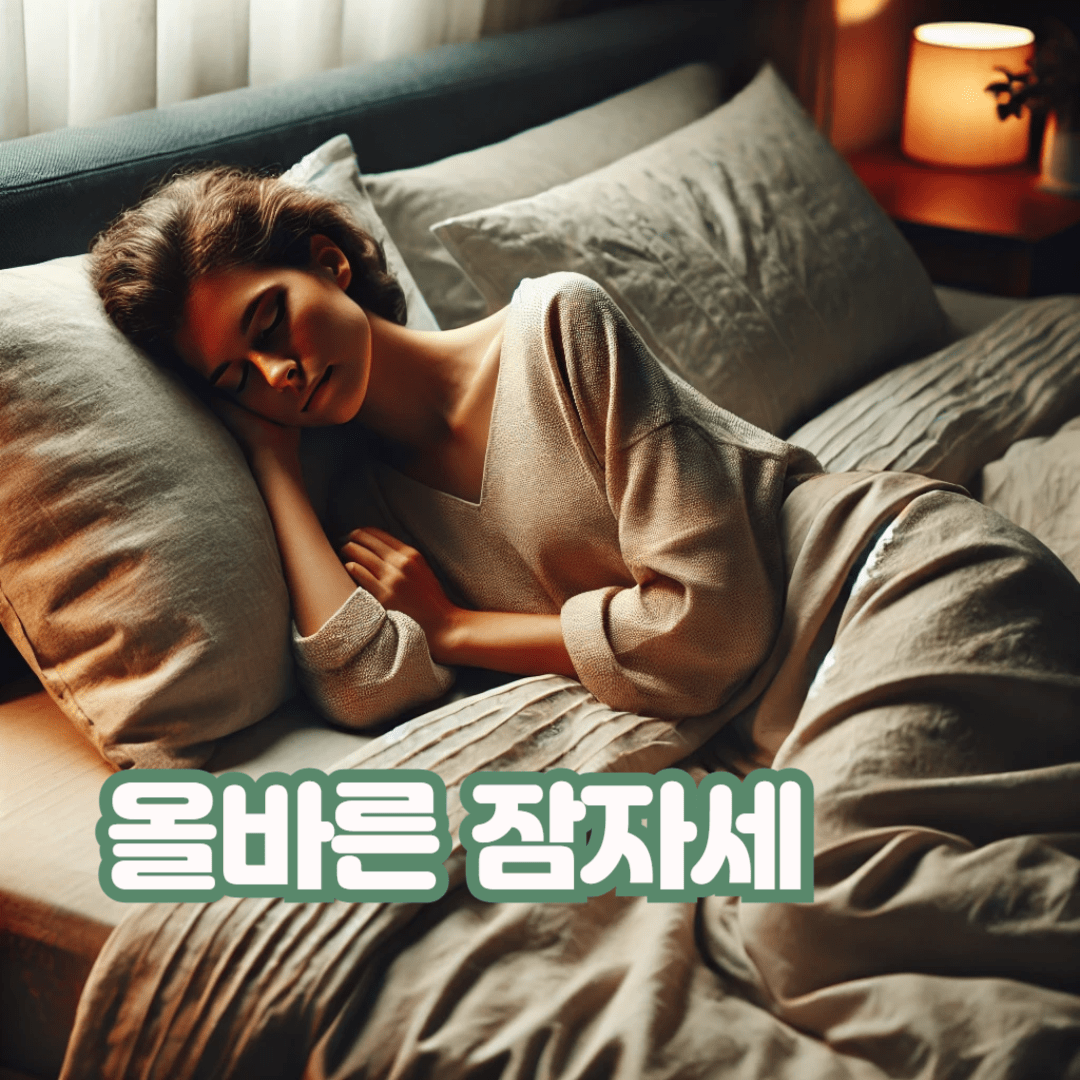 올바른-잠자세