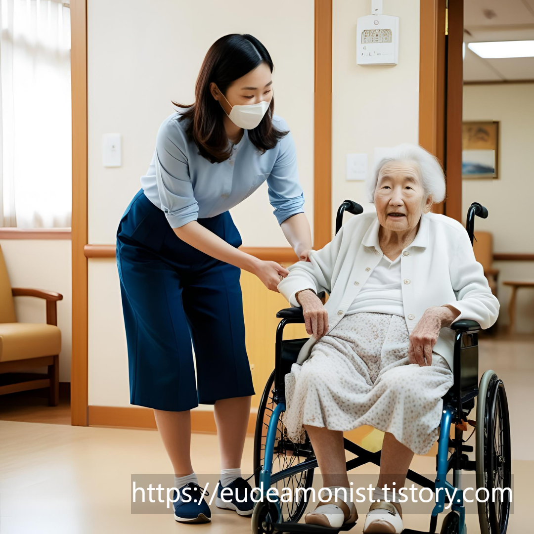 일하고 있는 여성