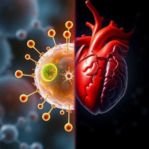 콜레스테롤이 세포재생의 재료이지만 심장병,뇌졸중을 일으키는 물질이 될수 있다는 양면성을 설명하는 이미지