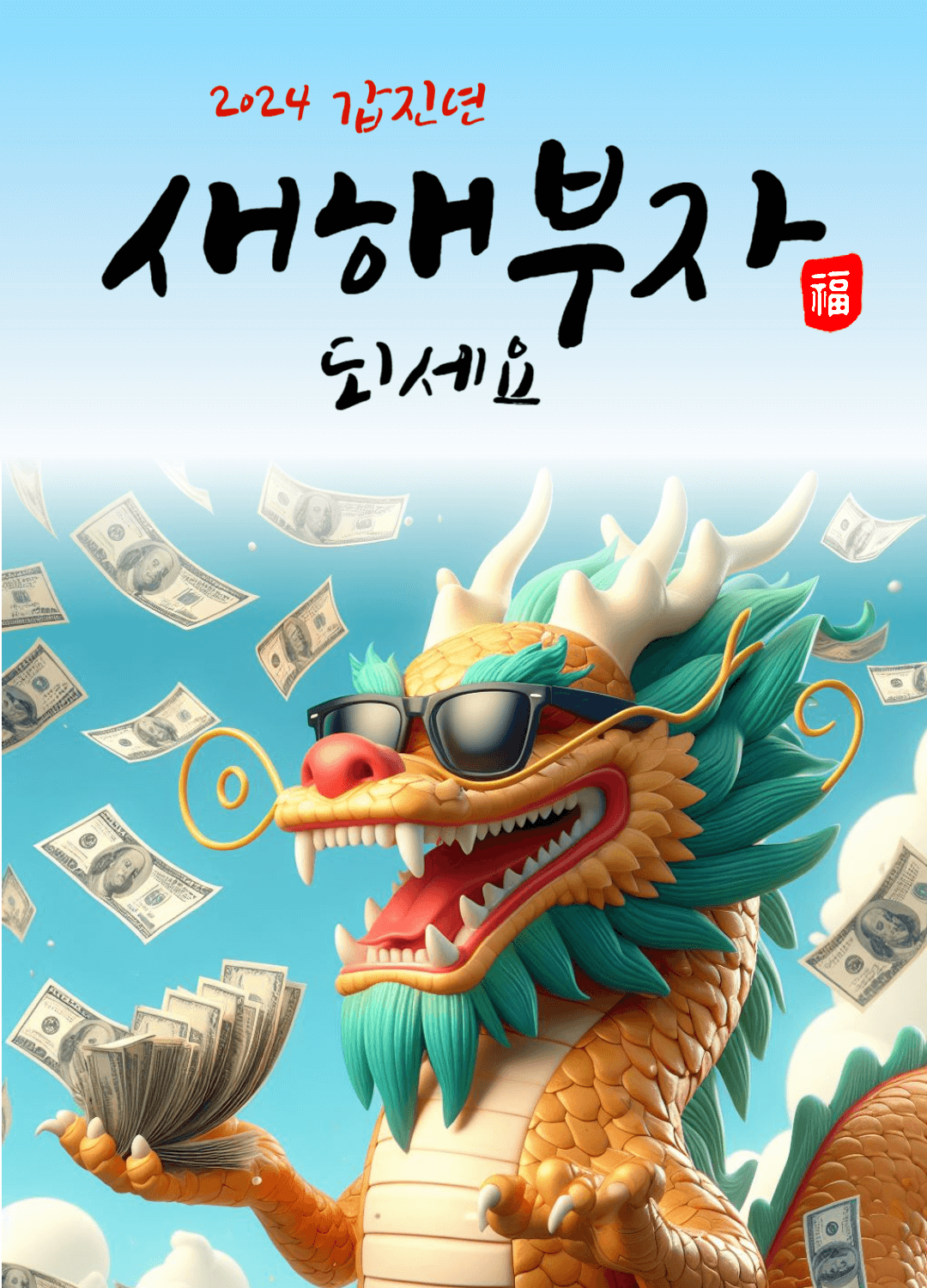 2024 설날 인사말 이미지