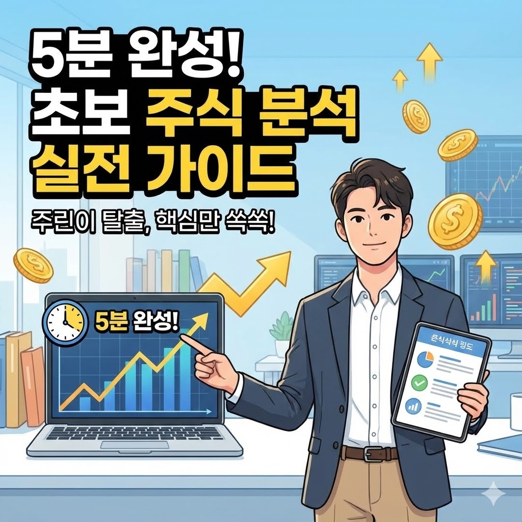 5분만에 끝내는 초보 주식 분석 실전 가이드