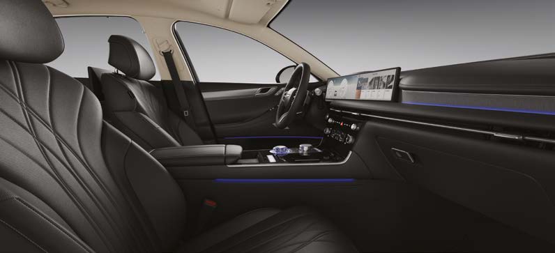 제네시스 G80 부분변경 색상: 블랙 모노톤