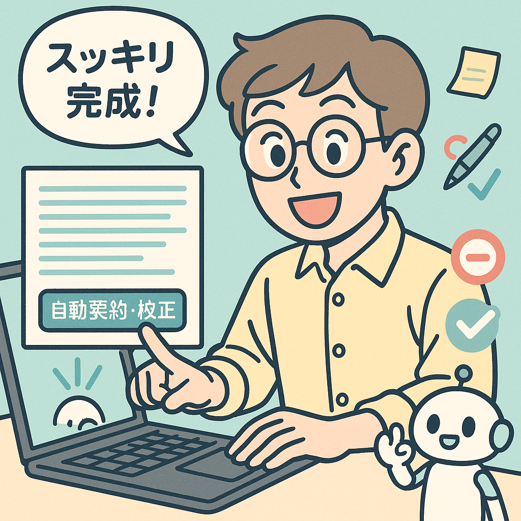 자동 요약&middot;교정 가능한 스마트 에디터 모음