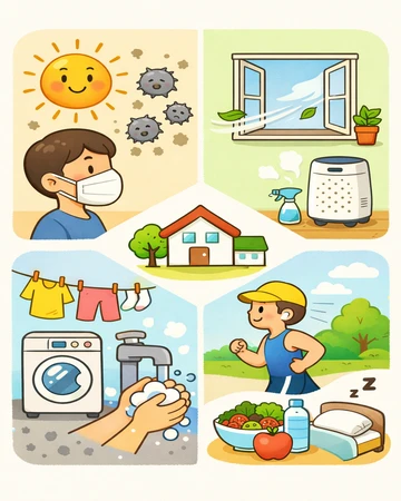 미세먼지 기준과 실내외 관리 방법 설명15