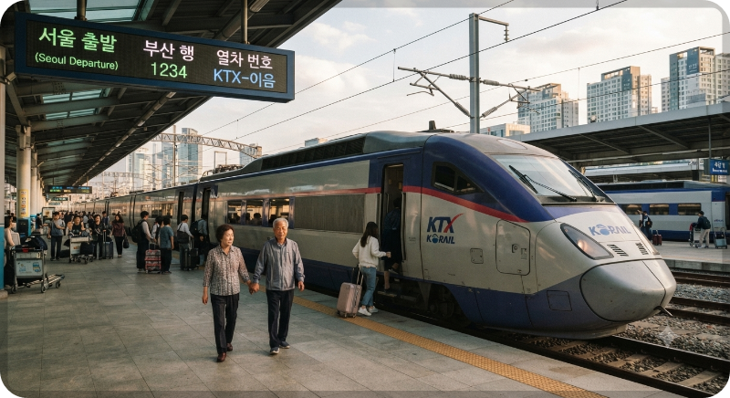 KTX 추석 열차표 예매 이미지
