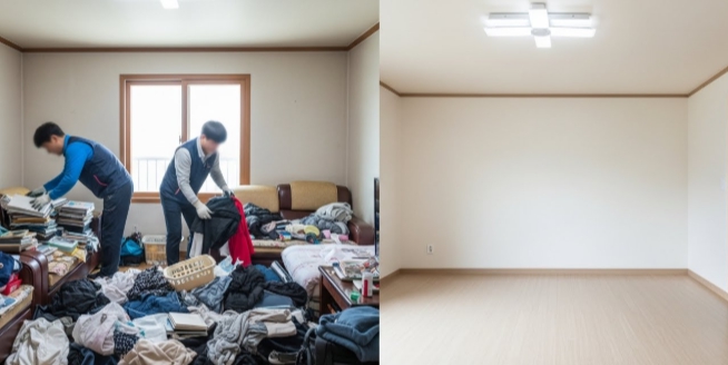 울진 고독사청소 및 정리