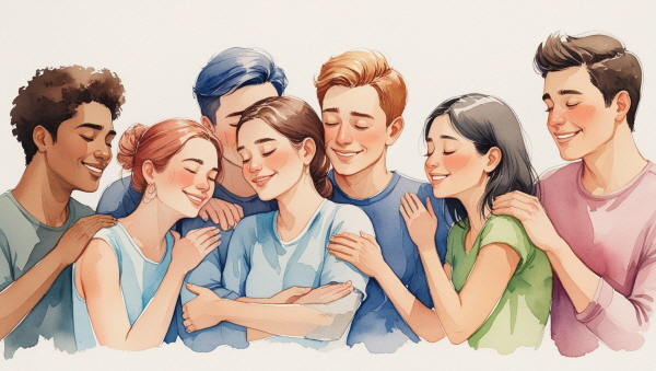 ENFP는 친한 사람에겐 무한히 다정하지만, 억지 친밀함에는 본능적으로 불안을 느낍니다에 관한 그림