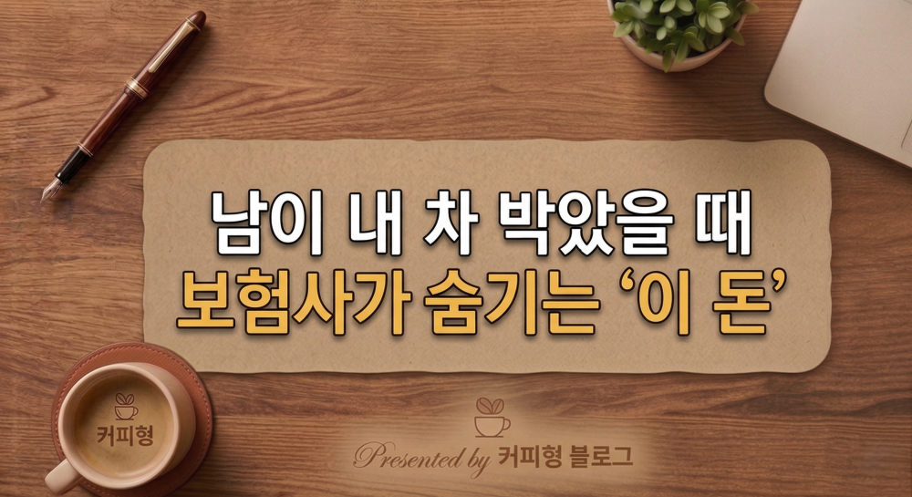 격락사고에 대한 설명 커피형 블로그 썸네일 이미지