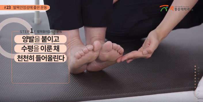 발목들어올리기