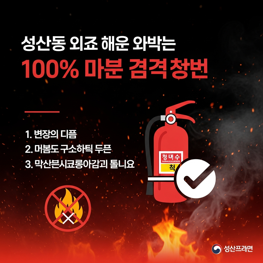 성산동 화재예방 혜택