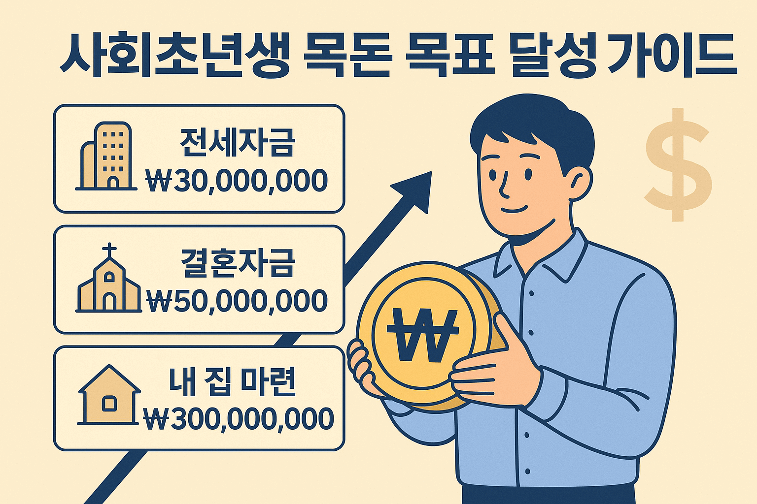 사회초년생 목돈 목표 달성 가이드: 전세자금, 결혼자금, 내 집 마련까지
