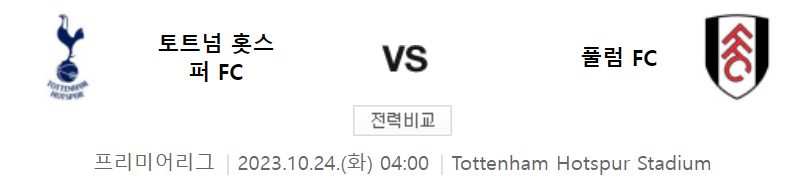 토트넘과 풀럼
