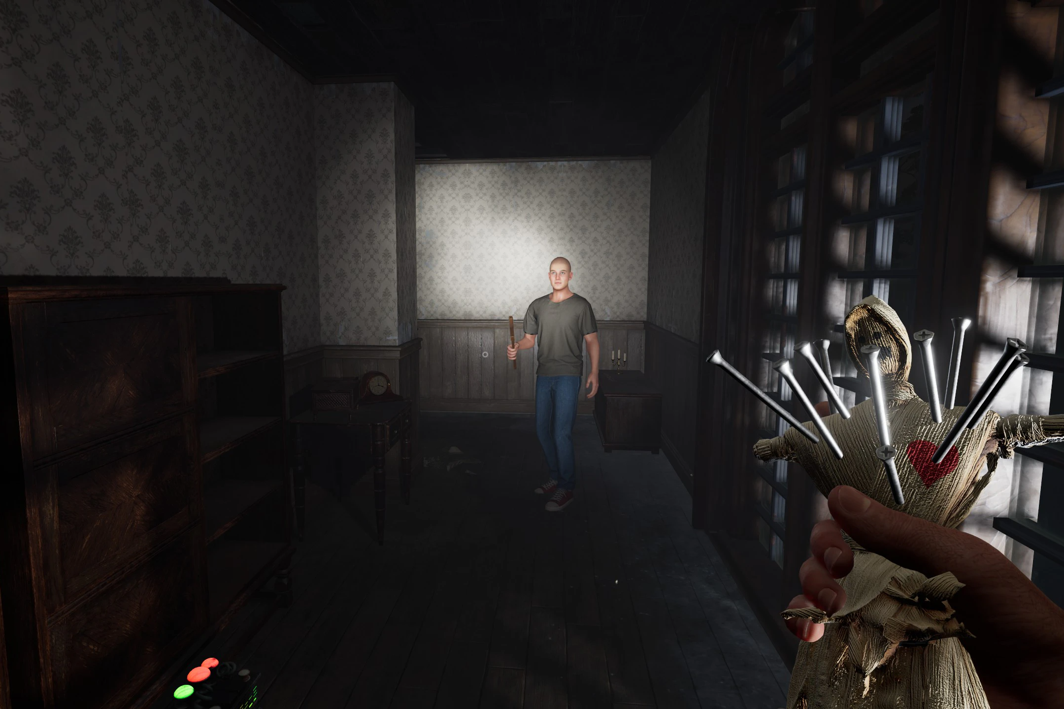 유령 사냥 기다리는 모습