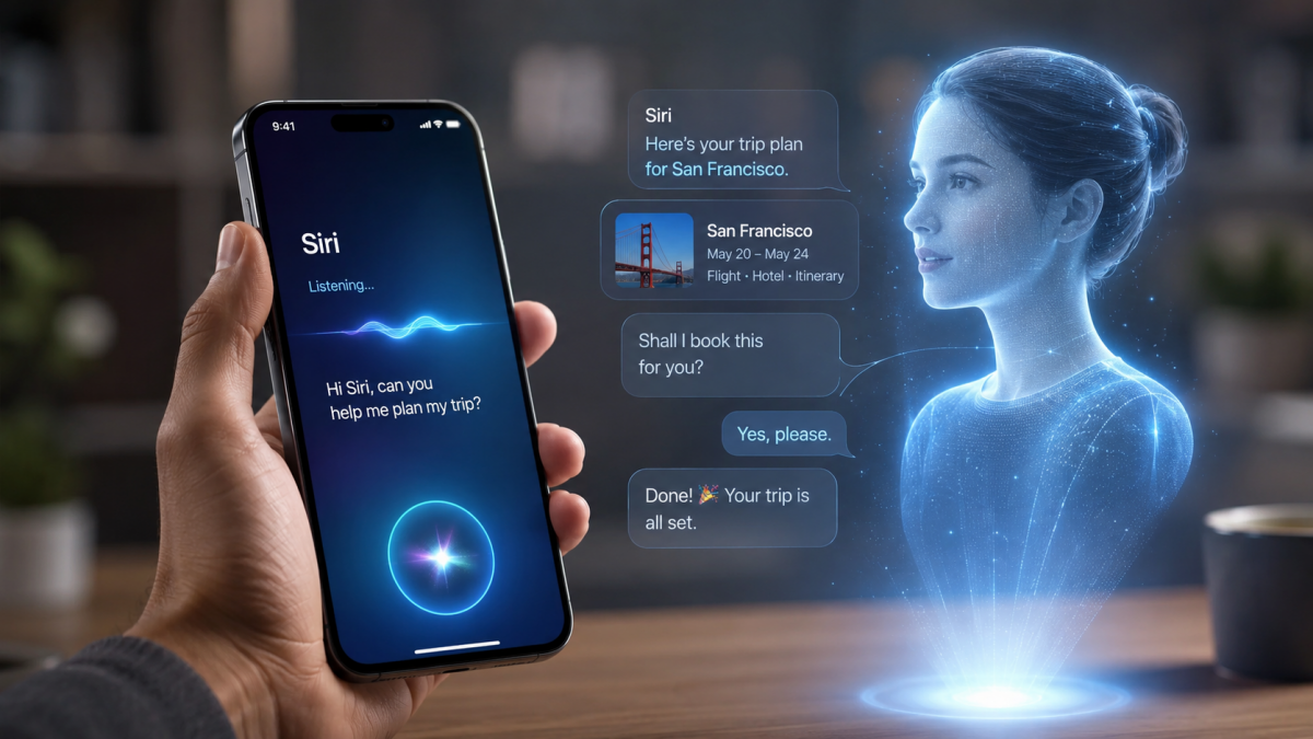 새로운 Siri AI의 대화형 비서 기능