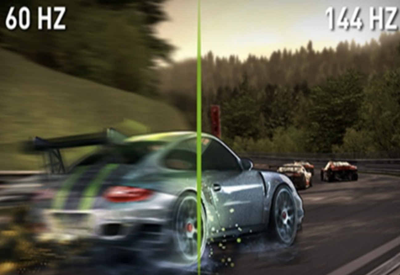 모니터 주사율에 따른 표현력 차이