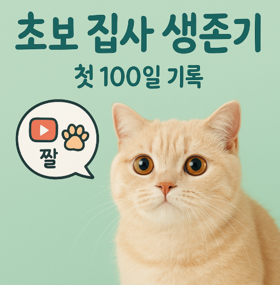 고양이와 함께한 첫 100일