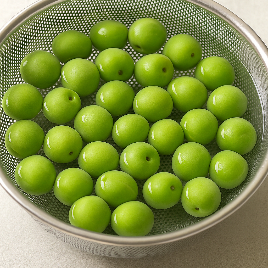 青梅の下処理