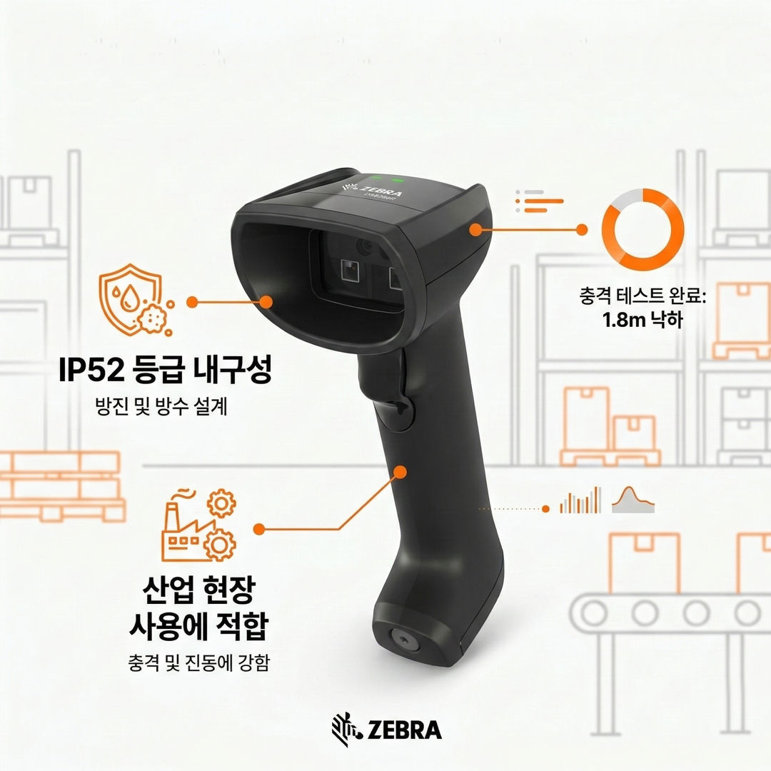 DS8288R, Zebra DS8288R, 무선바코드스캐너, RFID바코드스캐너, Zebra스캐너, POS바코드스캐너, 산업용바코드스캐너, 물류바코드스캐너