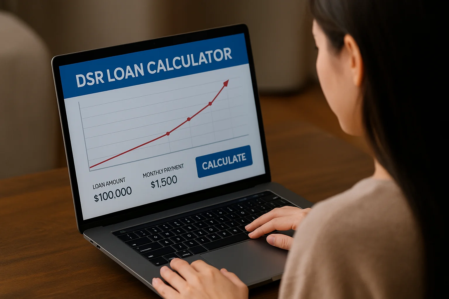 2025년 DSR 규제에 따른 대출 한도 계산을 노트북으로 확인