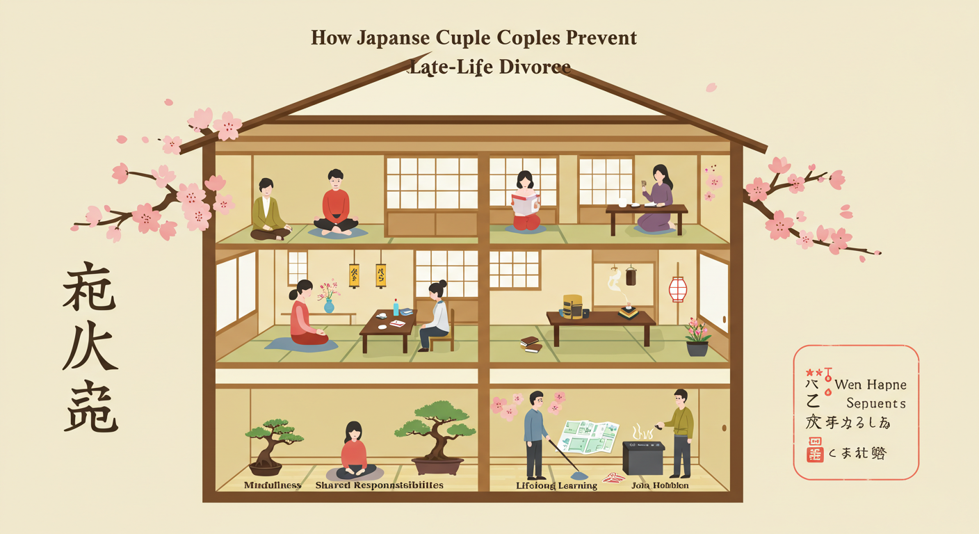 황혼 이혼 관련 그림