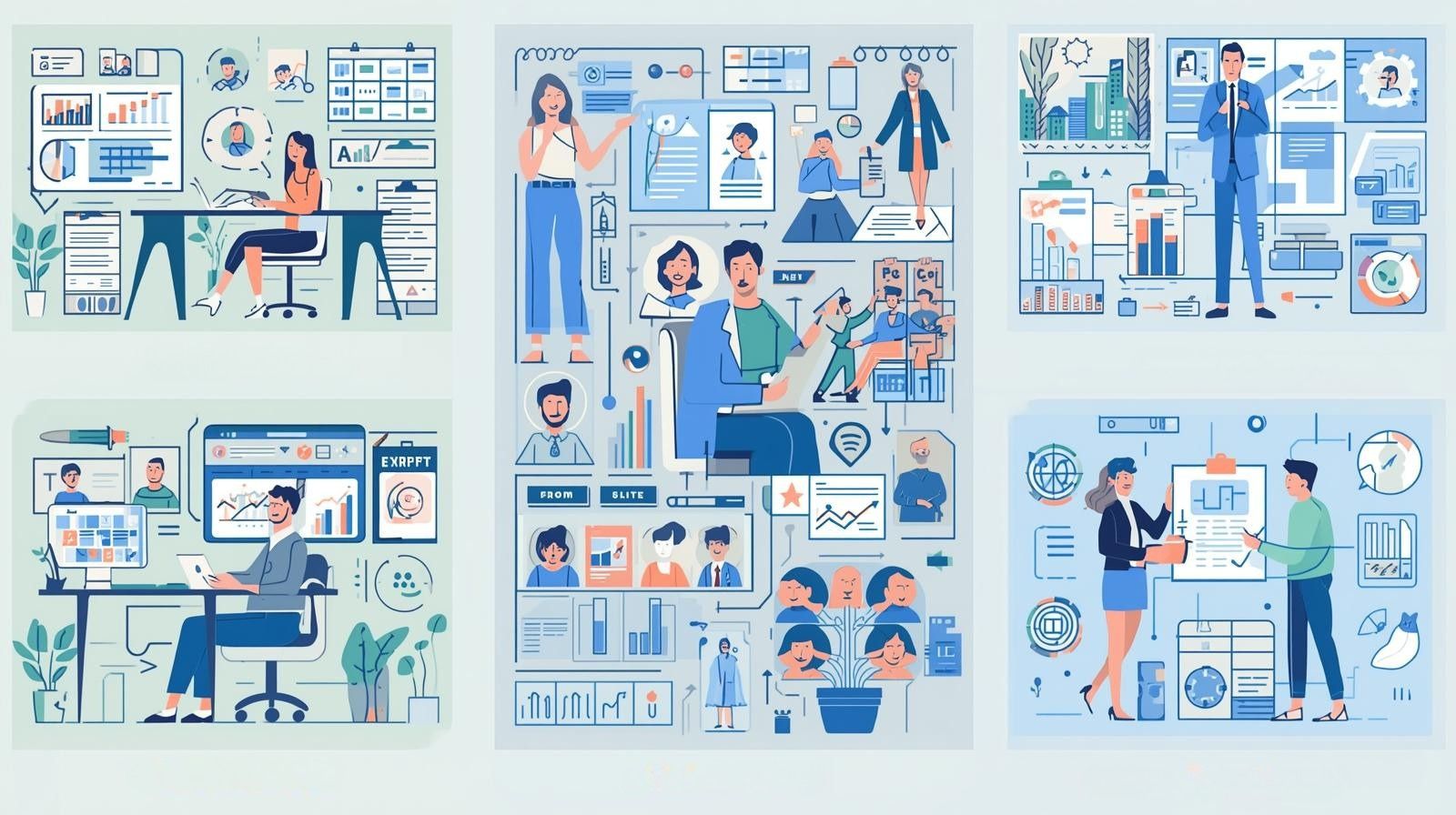 미국식 HR 프로세스 관련 이미지