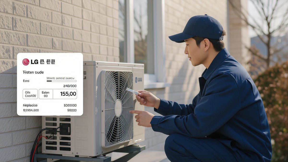 LG 에어컨 실외기 4번 오류 해결