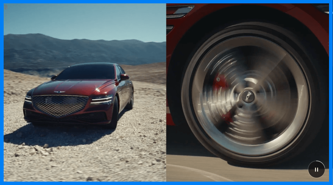 G80 드라이빙 사진